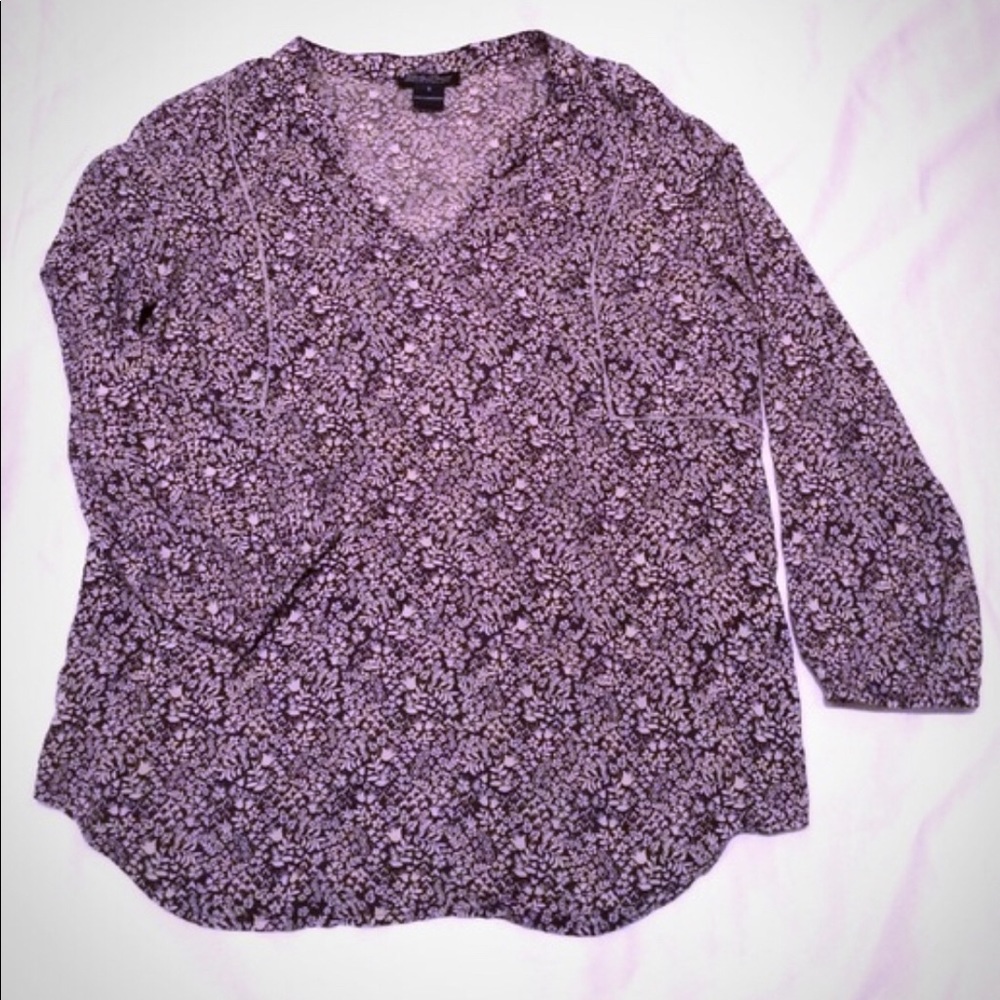 Lucky Boho Floral Print Top